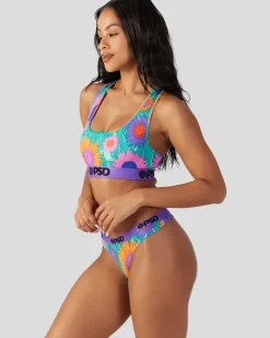 Women PSD Thongs|Core Standard*Sunflower Pop