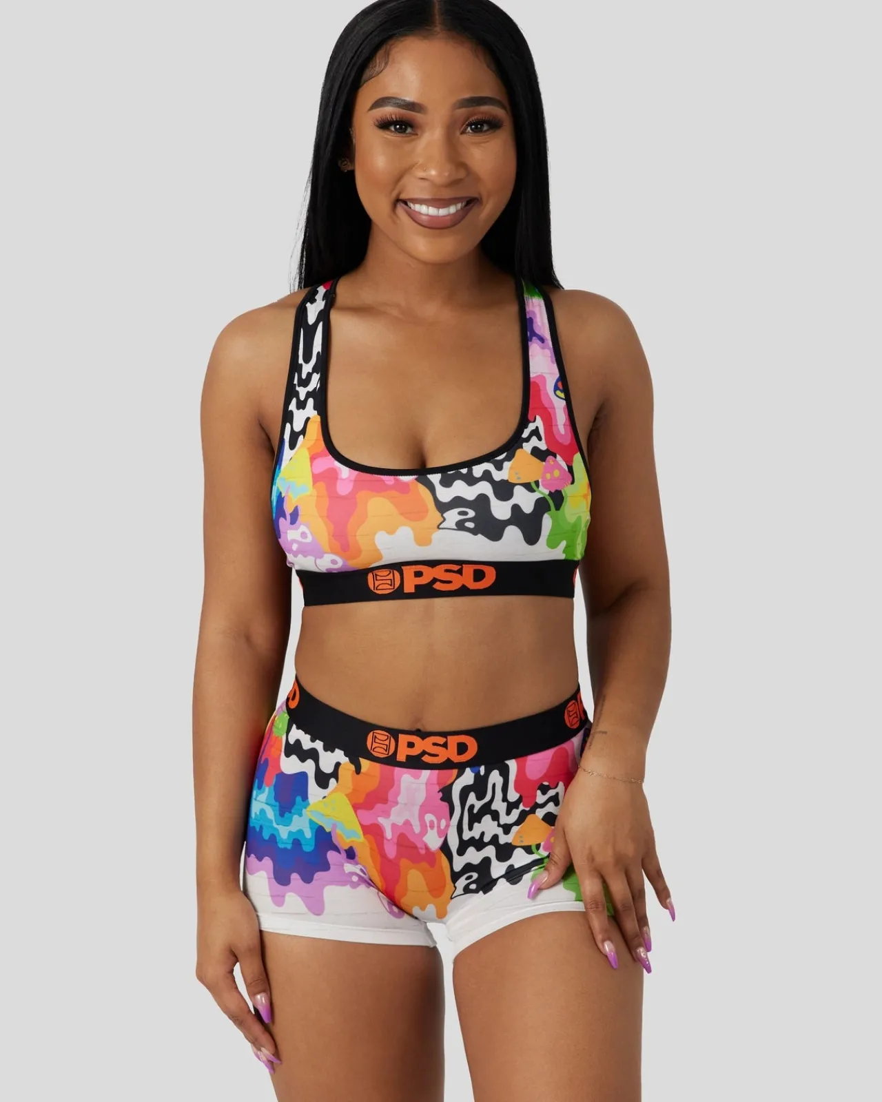 Women PSD Sports Bra|Core Standard*Sunshine Melt
