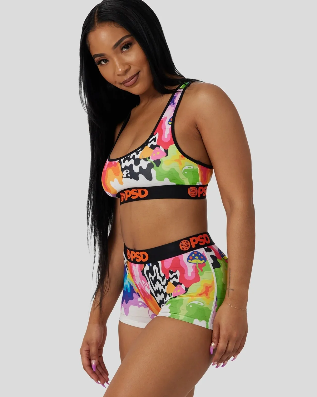 Women PSD Sports Bra|Core Standard*Sunshine Melt
