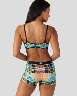 Women/BOY PSD Boy Shorts|Core Standard*Tartan Floral
