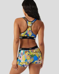 Women PSD Sports Bra|Core Standard*The Simpsons - Squad