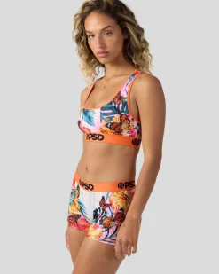 Women PSD Sports Bra|Core Standard*Tropic Melt