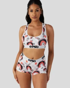 Women PSD Sports Bra|Core Standard*Warface Scatter Luxe