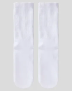 PSD Socks*Womens Crew - White