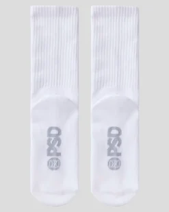 PSD Socks*Womens Crew - White